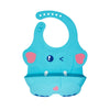 Kinderservies plus siliconen slabbetje blauw